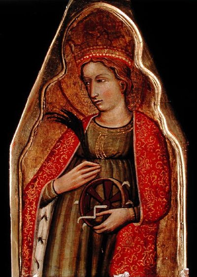 Santa Caterina da Master of Teplice